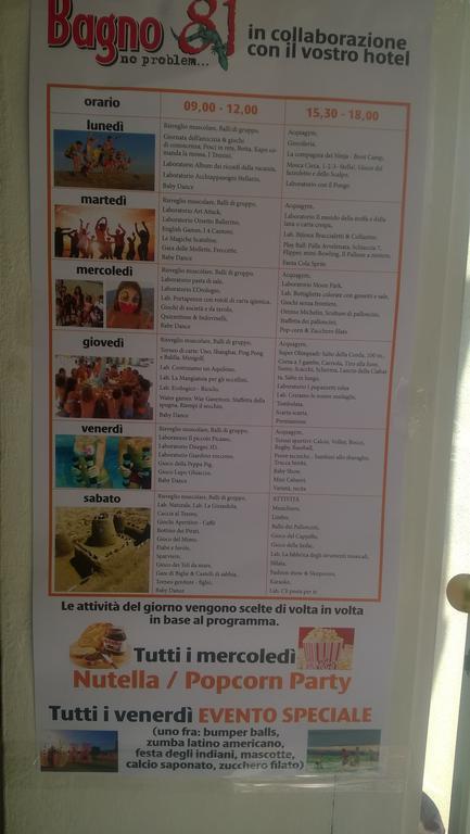 Albergo Maria Gabriella Rimini Esterno foto